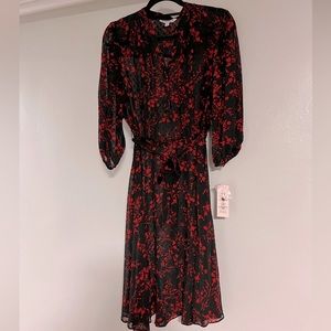 Floral knee length dress